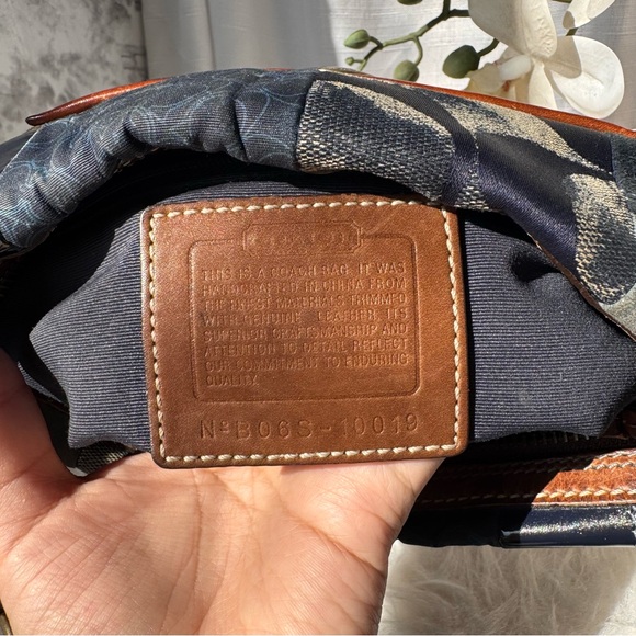 Coach patch work denim - vintage 2006! With matching wristlet . - Picture 3 of 12